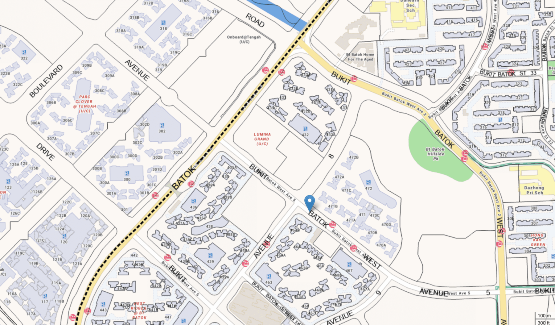 Lumina Grand EC Location Map